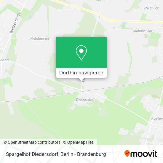 Spargelhof Diedersdorf Karte