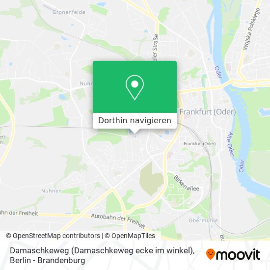 Damaschkeweg (Damaschkeweg ecke im winkel) Karte