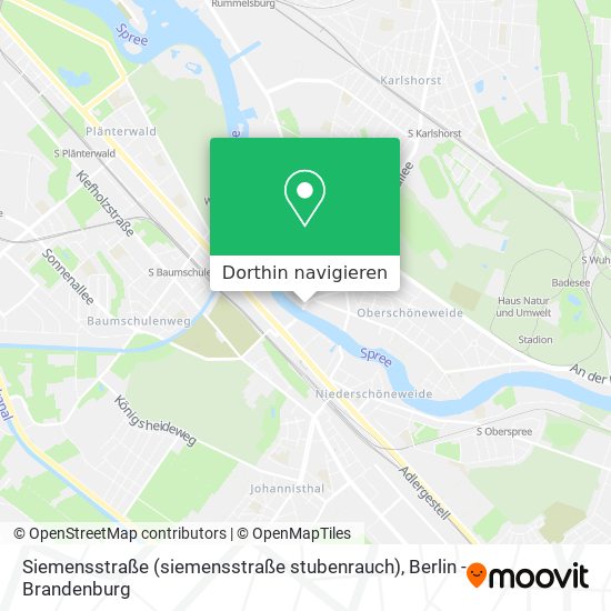 Siemensstraße (siemensstraße stubenrauch) Karte