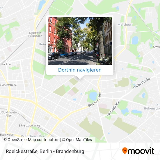 Roelckestraße Karte