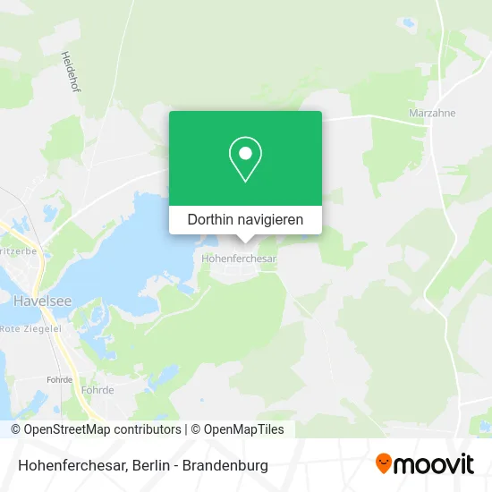 Hohenferchesar Karte