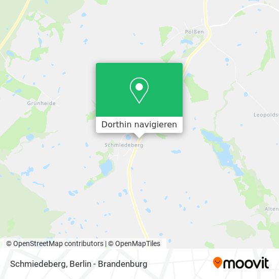 Schmiedeberg Karte