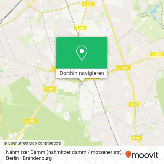 Nahmitzer Damm (nahmitzer damm / motzener str), Marienfelde, 12277 Berlin Karte