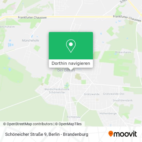 Schöneicher Straße 9 Karte