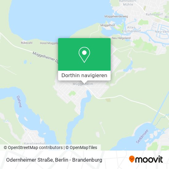 Odernheimer Straße Karte