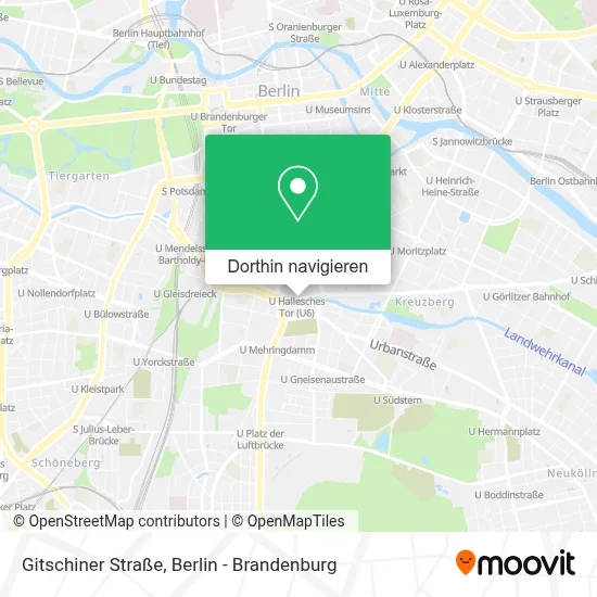 Gitschiner Straße Karte