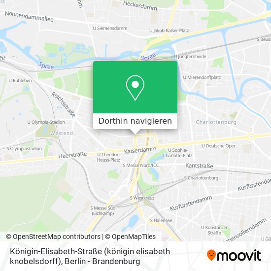 Königin-Elisabeth-Straße (königin elisabeth knobelsdorff) Karte