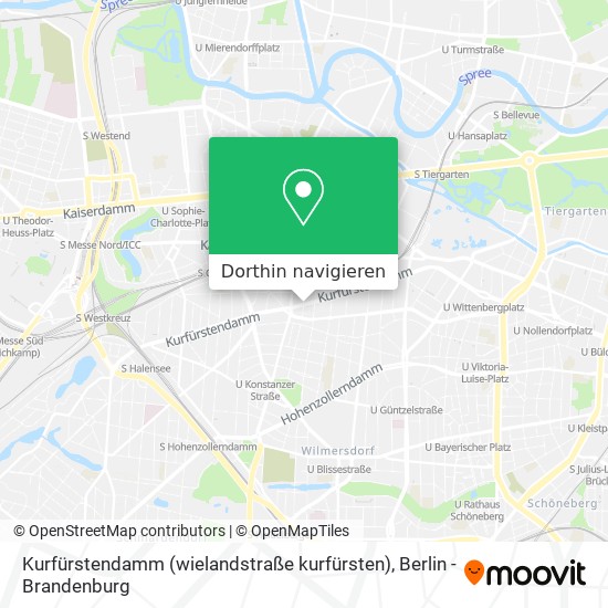 Kurfürstendamm (wielandstraße kurfürsten) Karte