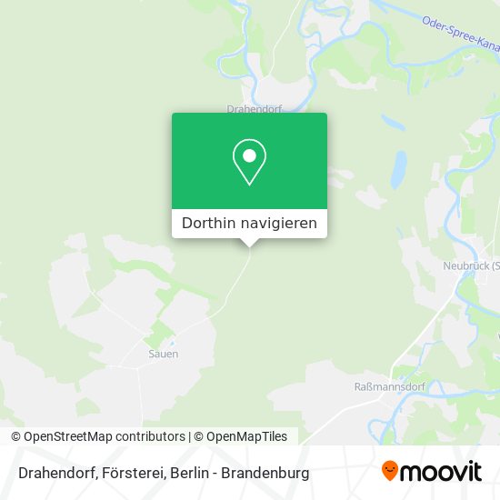 Drahendorf, Försterei Karte