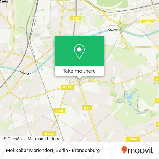 Mokkabar Mariendorf, Alt-Mariendorf 32 Karte