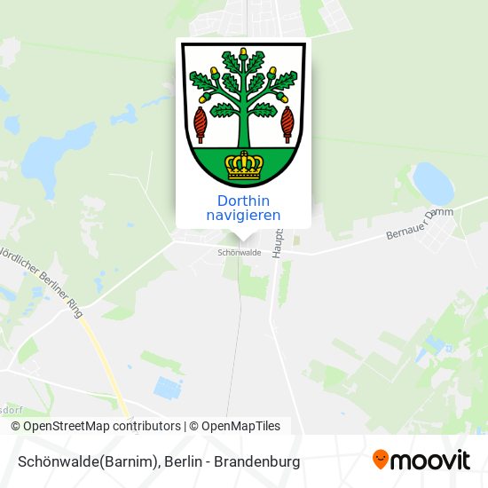 Schönwalde(Barnim) Karte