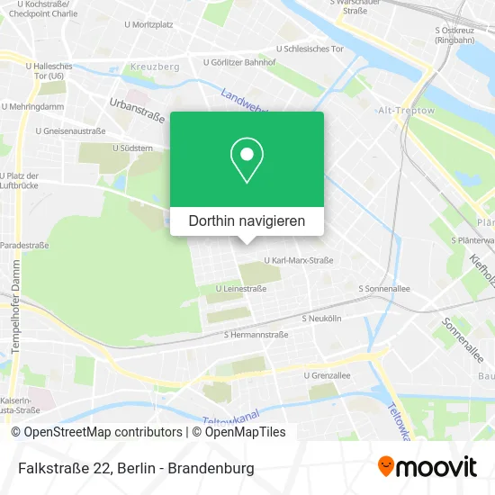 Falkstraße 22 Karte