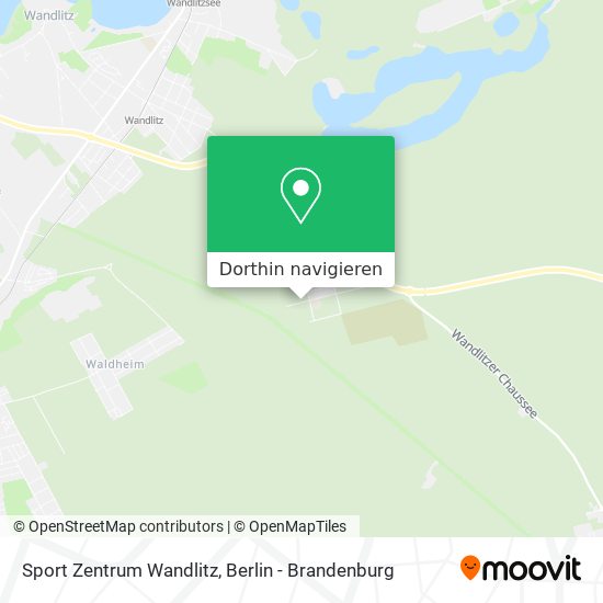 Sport Zentrum Wandlitz Karte