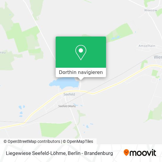 Liegewiese Seefeld-Löhme Karte