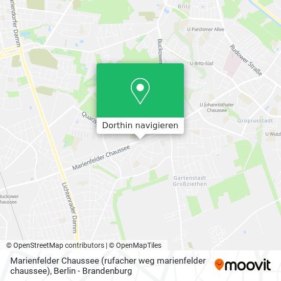 Marienfelder Chaussee (rufacher weg marienfelder chaussee) Karte