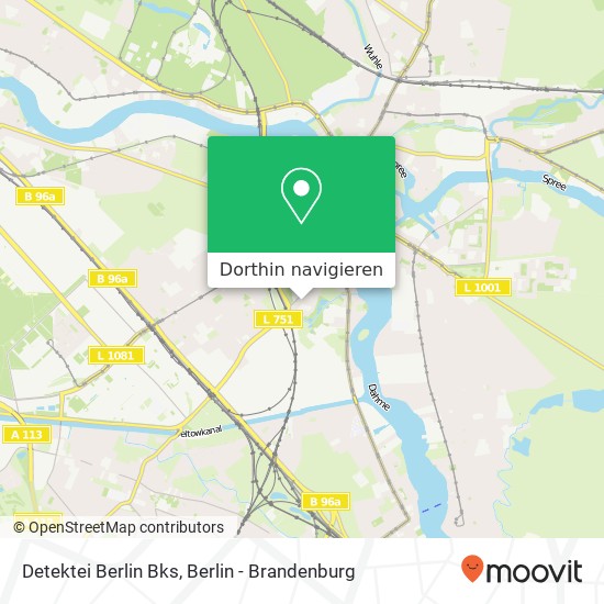 Detektei Berlin Bks, Mahlower Straße 64 Karte