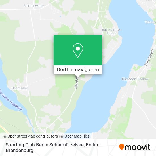 Sporting Club Berlin Scharmützelsee Karte