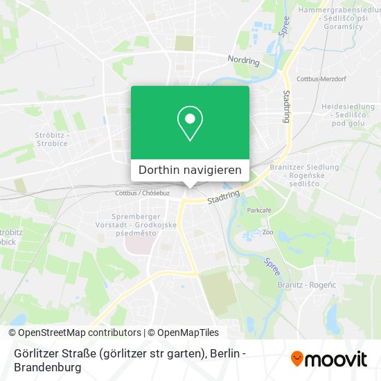 Görlitzer Straße (görlitzer str garten) Karte
