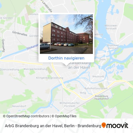 ArbG Brandenburg an der Havel Karte