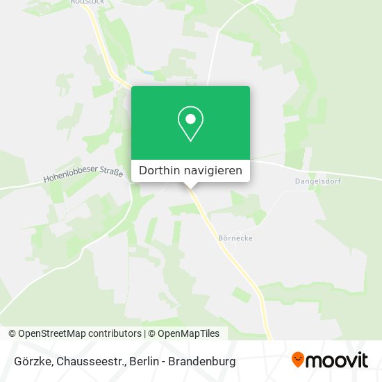 Görzke, Chausseestr. Karte