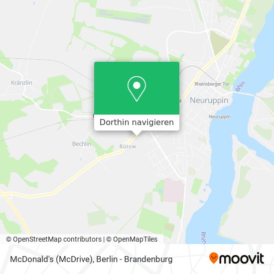 McDonald's (McDrive) Karte