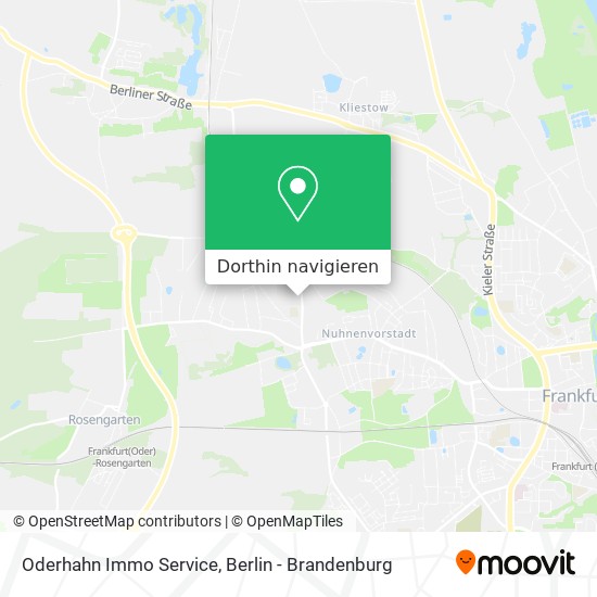 Oderhahn Immo Service Karte