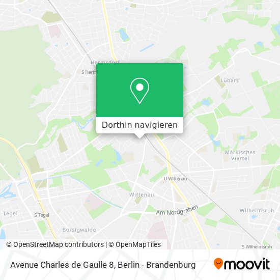 Avenue Charles de Gaulle 8 Karte