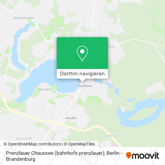 Prenzlauer Chaussee (bahnhofs prenzlauer) Karte