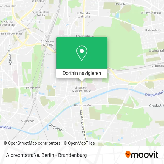 Albrechtstraße Karte