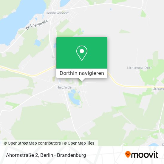 Ahornstraße 2 Karte