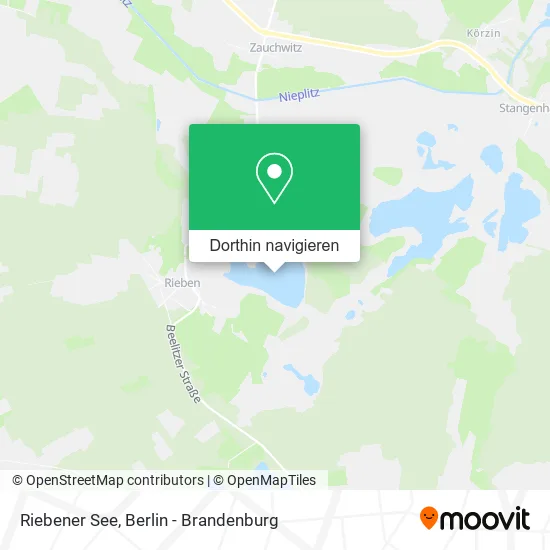 Riebener See Karte