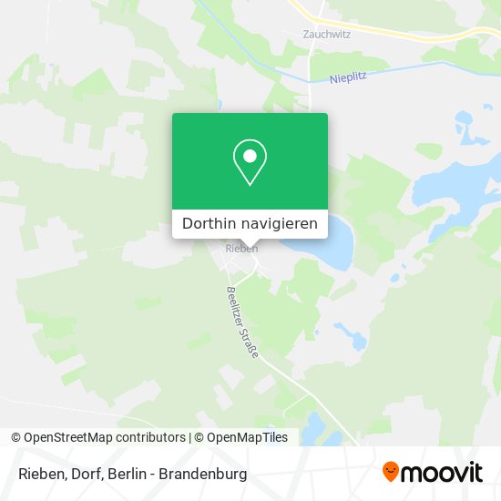 Rieben, Dorf Karte