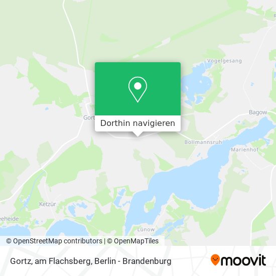 Gortz, am Flachsberg Karte