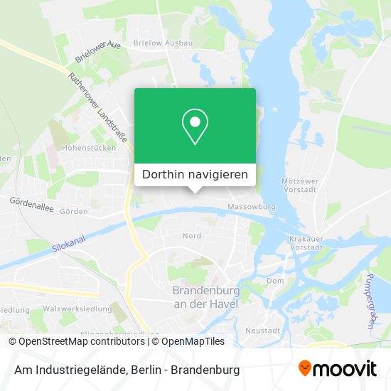 Am Industriegelände Karte