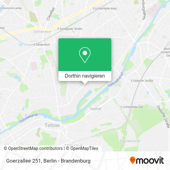 Goerzallee 251 Karte