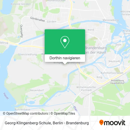 Georg-Klingenberg-Schule Karte