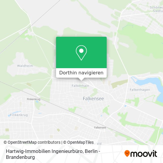 Hartwig-Immobilien Ingenieurbüro Karte