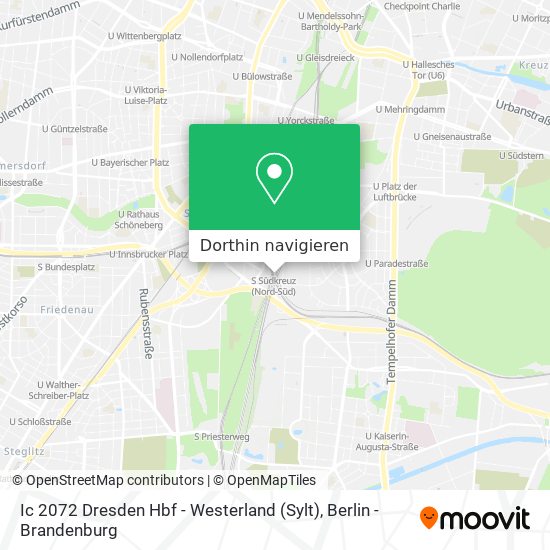 Ic 2072 Dresden Hbf - Westerland (Sylt) Karte