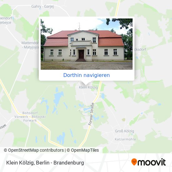 Klein Kölzig Karte