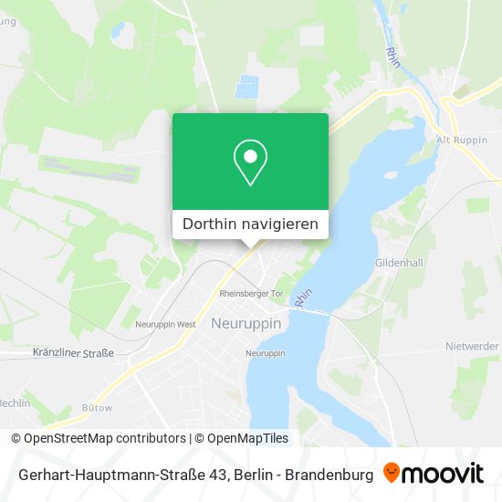 Gerhart-Hauptmann-Straße 43 Karte