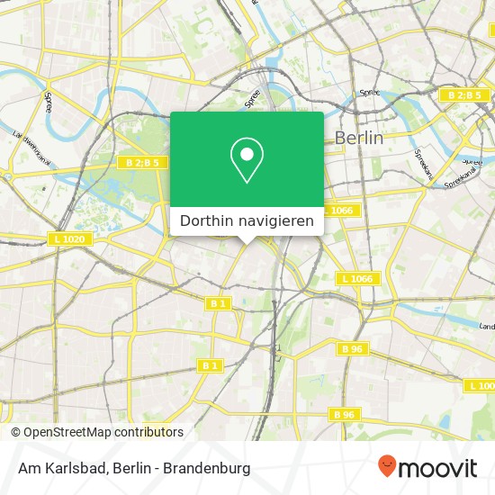Am Karlsbad, Tiergarten, 10785 Berlin Karte