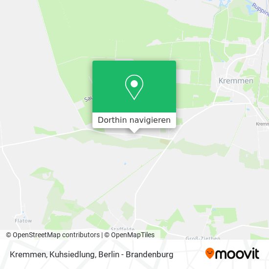 Kremmen, Kuhsiedlung Karte