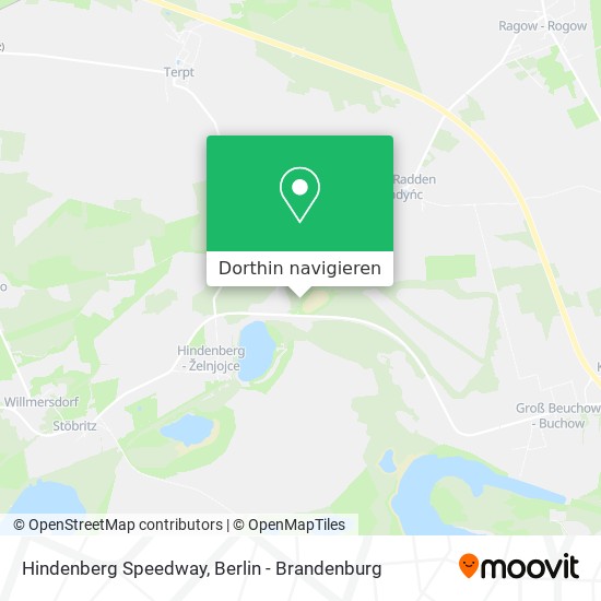 Hindenberg Speedway Karte