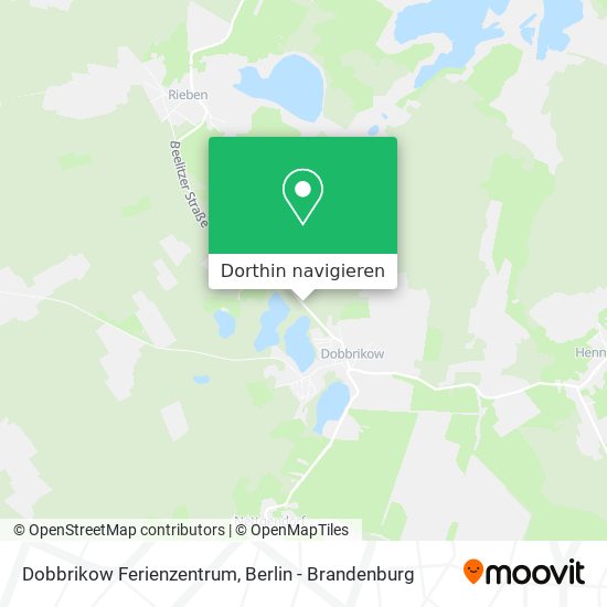 Dobbrikow Ferienzentrum Karte