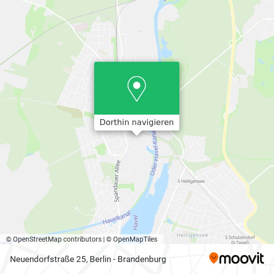 Neuendorfstraße 25 Karte