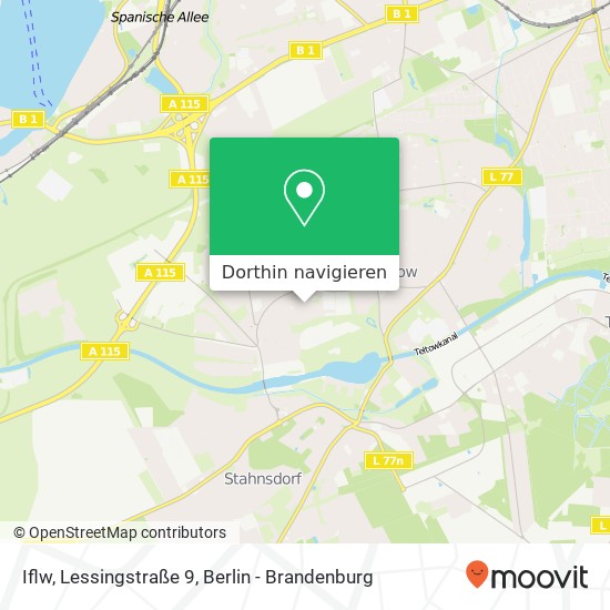 Iflw, Lessingstraße 9 Karte