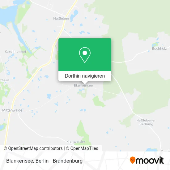 Blankensee Karte