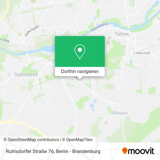 Ruhlsdorfer Straße 76 Karte