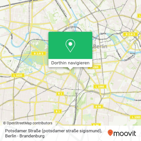 Potsdamer Straße (potsdamer straße sigismund), Tiergarten, 10785 Berlin Karte