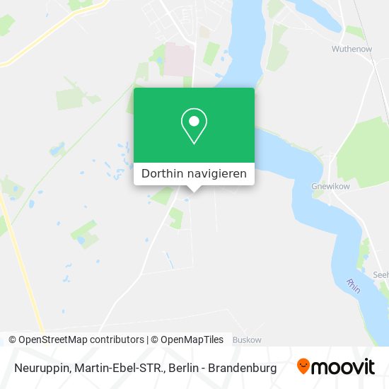 Neuruppin, Martin-Ebel-STR. Karte
